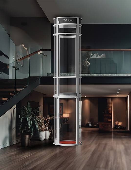 Air driven residential elevators